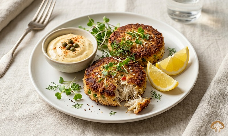 lion's mane crab cakes recipes
