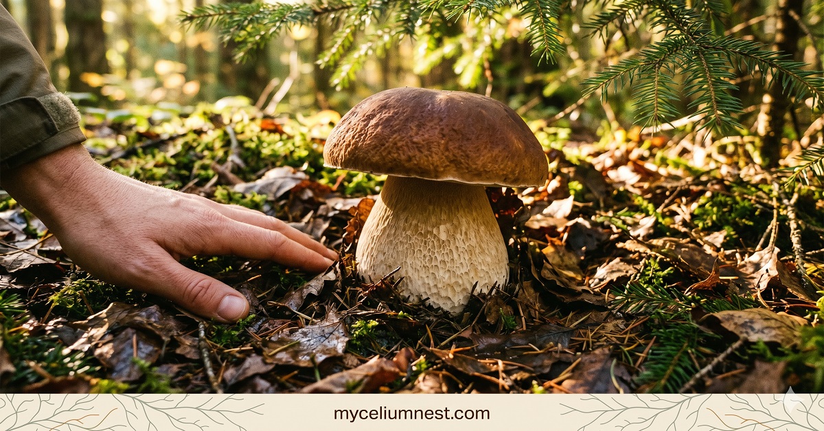 porcini mushroom identification