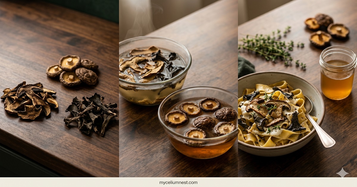 dried mushroom soup recipes