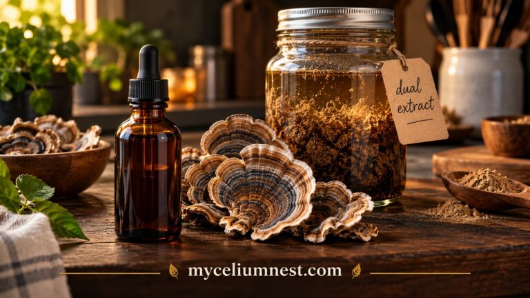 turkey tail tincture dual extraction